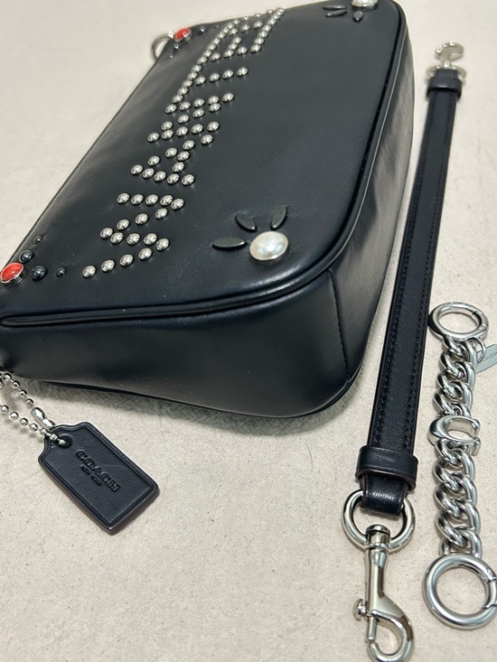 COACH Nolita “WANTED” Western Rivets Demi Shoulder Bag - Picture 7 of 12